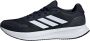 Adidas Perfor ce hardloopschoenen donkerblauw wit zwart - Thumbnail 4