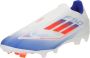 Adidas F50 League Laceless FG Cloud White Solar Red Lucid Blue- Cloud White Solar Red Lucid Blue - Thumbnail 4