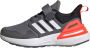 Adidas Sportswear Rapidasport Bounce Sport Running Schoenen met Elastische Veters en Klittenband Kinderen Grijs - Thumbnail 3