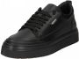 Antony Morato Mmfw01526 Lage sneakers Leren Sneaker Heren Zwart - Thumbnail 6