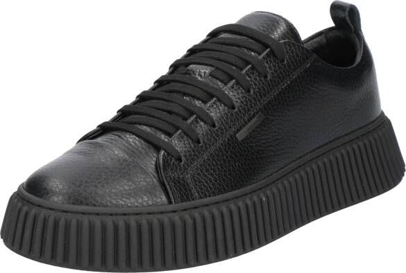 Antony Morato Leren sneakers met labelapplicatie model 'ALLEN IN TUMBLED'