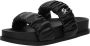 Armani Exchange Zwarte Gekruiste Band Zomer Sandalen Black Dames - Thumbnail 2