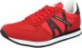 Emporio Armani Sneakers Rood Heren - Thumbnail 2