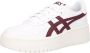 ASICS Platform Tussenzool Synthetisch Leren Sneakers White Dames - Thumbnail 3