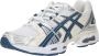 ASICS Witte Leren Sneakers met Yoke Design White - Thumbnail 4