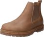 Birkenstock Chelsea Laarzen Stijlvol Nubuck Leer Brown - Thumbnail 2