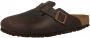 Birkenstock Boston Tabacco Brown narrow Fettleder Oiled Leather Unisex Pantoffels Tabacco Brown - Thumbnail 6