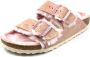 Birkenstock Roze Suède Leren Sandalen voor Vrouwen Pink Dames - Thumbnail 2