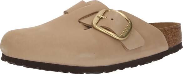 Birkenstock Slippers Boston Big Buckle LENB Sandcastle