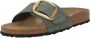 BIRKENSTOCK Slippers Dames Madrid Buckle Nub Slip Maat: 43 Materiaal: Suède Kleur: Groen - Thumbnail 4