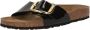 Birkenstock Slippers Madrid Big Buckle BF Patent Black Gold - Thumbnail 2