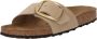 BIRKENSTOCK Slippers Dames Madrid Buckle Nub Slip Maat: 36 Materiaal: Suède Kleur: Zand - Thumbnail 3