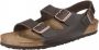 Birkenstock slipper MILANO Dark Brown regular Naturleder Smooth Leather - Thumbnail 3