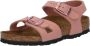 Birkenstock Kid's Rio BFBC Sandalen Narrow bruin roze - Thumbnail 6