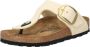 Birkenstock Gizeh Big Buckle Nubuck Leather Ecru Regular - Thumbnail 3