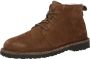 Birkenstock Uppsala Mid Shearling gevoerde suède veterboots cognac - Thumbnail 5