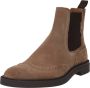 Hugo Boss Klassieke Chelsea Boots Calev_cheb Beige Heren - Thumbnail 3