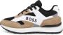 Boss Junior zwart wit kameel sneakers Black Dames - Thumbnail 2