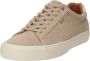 Hugo Boss Beige Suède Lage Sneakers Vetersluiting Beige Heren - Thumbnail 2