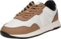 Hugo Boss Blauwe Sneakers met Eva Rubberen Zool Beige Heren - Thumbnail 3