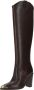 Bronx Western Women High Boot koffieboon Brown Dames - Thumbnail 4