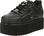 Buffalo Vegan Nubuck Damessneakers Black Dames - Thumbnail 1