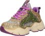 Buffalo Sneakers BINARY GLAM vrijetijdsschoen chunky sneaker veterschoen met glitter - Thumbnail 2