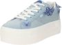 Buffalo Sneakers Paired Butterfly in blauw - Thumbnail 2