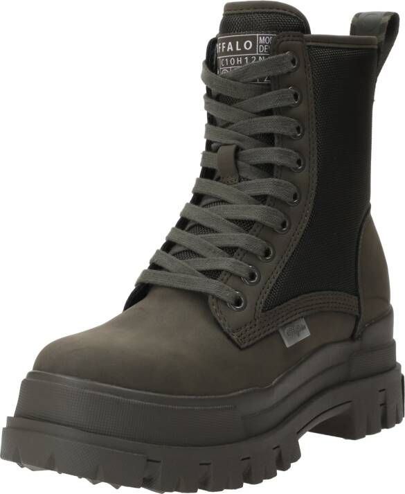 Buffalo Aspha Com2 Laceup Mid Boots Schoenen khaki maat: 36 beschikbare maaten:36 37 38 40 41