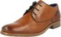 Bugatti Leren Cognac Veterschoen Brown Heren - Thumbnail 3