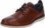 Bullboxer Lace Up Men Tan Cognac 41 Veterschoenen - Thumbnail 1