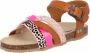 BunniesJR Bunnies JR Becky Beach Meisjes Sandalen Bruin Roze Imitatieleer Gesp - Thumbnail 2