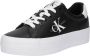 Calvin Klein Flatform Laceup Sneakers Herfst Winter Collectie Black Dames - Thumbnail 2