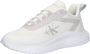 Calvin Klein Jeans Witte sportieve synthetische sneakers voor vrouwen White Dames - Thumbnail 2