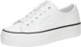 Calvin Klein Jeans Leren Dames Sneakers Lente Zomer Collectie White Dames - Thumbnail 2