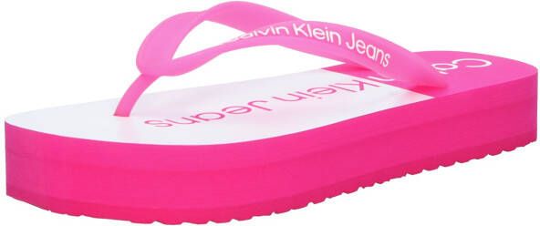 Calvin Klein Jeans Teenslippers met labelprint