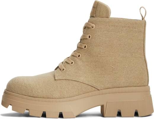 Calvin Klein Boots & laarzen Chunky Combat Laceup Boot Co in beige