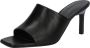 Calvin Klein Leren Sabot Schoenen Black Dames - Thumbnail 2