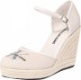 Calvin Klein Sleehak Sandalen White Dames - Thumbnail 2