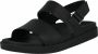 Calvin Klein Stijlvolle platte leren sandalen voor heren Black Heren - Thumbnail 3