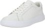 Calvin Klein Logo Patroon Veterschoenen White Heren - Thumbnail 2