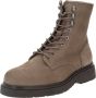 CK Calvin Klein Leren boots met ritssluiting model 'LACE UP' - Thumbnail 1