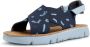 Camper Stijlvolle Nubuck Sandalen Blue Dames - Thumbnail 2