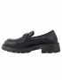 Cesare Gaspari Chunky Platform Loafers Zwart Black Dames - Thumbnail 2