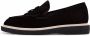 Cesare Gaspari Suede Slip-On Loafers Zwart Suède Black Dames - Thumbnail 2