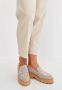 Cesare Gaspari Instap suède loafers Beige Dames - Thumbnail 1