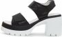 Cesare Gaspari Stijlvolle Plateauhak Sandalen Black Dames - Thumbnail 2