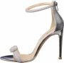 Cesare Gaspari Jewel High heel Sandals Silver Gray Dames - Thumbnail 2