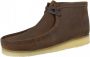 Clarks Originals Wallabee Boot Bijenwas Leer Brown Heren - Thumbnail 3