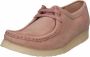 Clarks Wallabee Roze Nubuck Casual veterschoenen Dames - Thumbnail 3